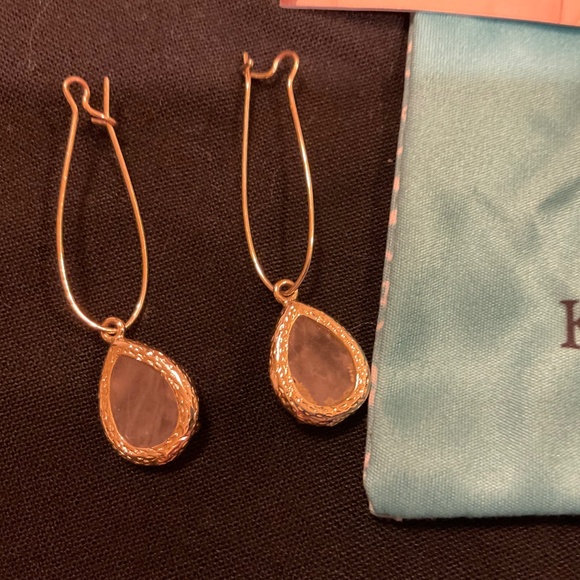 KENDRA SCOTT DEE PINK QUARTZ EARRINGS - Picture 8 of 12